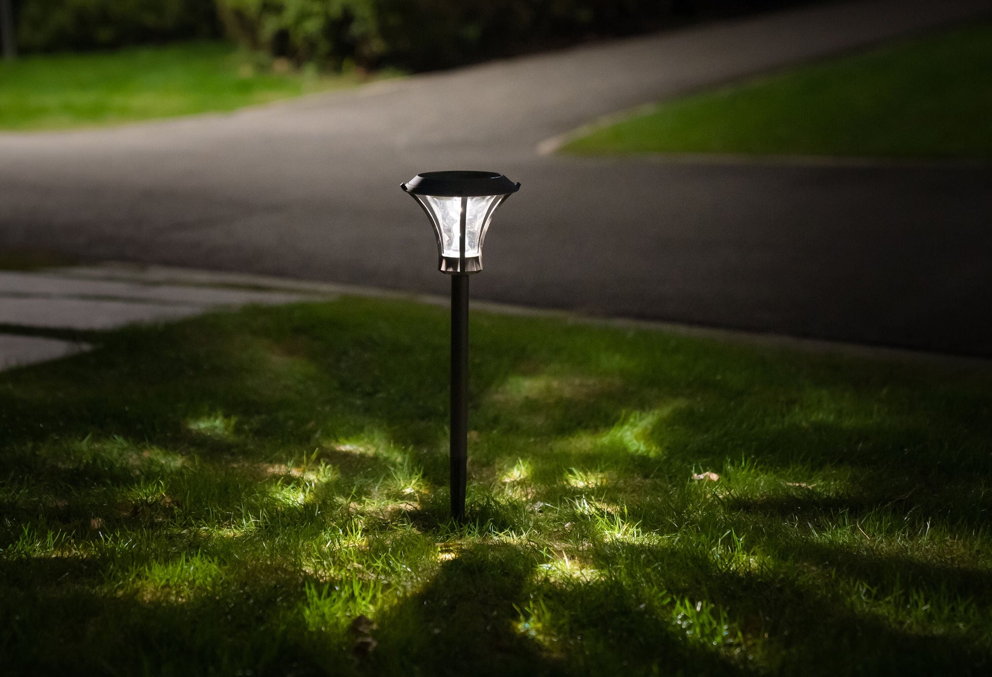 Harbor Breeze 2 -Pack Path Light 25 -Lumens Black Solar LED Outdoor Path Light Kit ( 3000-K ), RETAIL: $29.98, FINAL PRICE: $16.99 + TAX