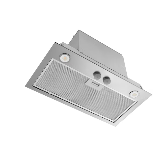 Broan 21-in Convertible 450-CFM Stainless Steel Insert Under Cabinet Range Hood, PM400SS *JR2508, Retail: $399.00, FINAL PRICE: $219.99 + TAX