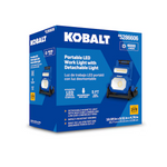 Kobalt 3.6-Volt 4000-Lumens LED Plug-in Portable Work Light 1 -Batteries Included, MPL1068-L37K8040 5286606  *JR2506, [FB292], Retail: $69.98, FINAL PRICE: $34.99 + TAX