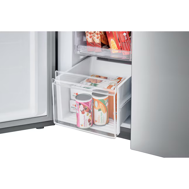 Frigidaire Standard-Depth 17.4-cu ft 4-Door French Door Refrigerator (Fingerprint-Resistant Stainless Look), FRQG1721AV *JR2509, Retail: $1,699.00, FINAL PRICE: $899.99 + TAX