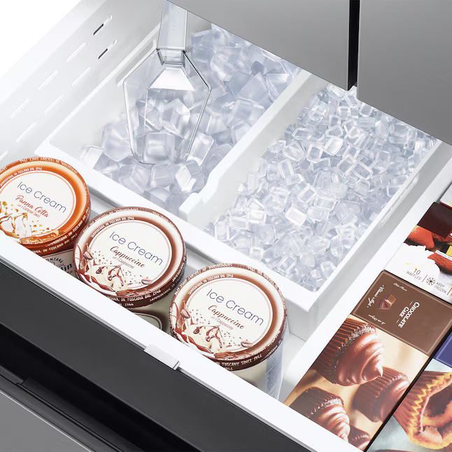 Samsung Standard-Depth Mega Capacity 30.5-cu ft 3-Door French Door Refrigerator with Triple Ice Maker with Water and Ice Dispenser (Fingerprint Resistant Stainless Steel), RF32CG5400SR *BG, MSRP: $2,599.00, FINAL PRICE: $1,249.99 + TAX