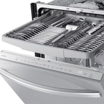 Samsung 24-in Top Control Built-in Dishwasher With Third Rack (Fingerprint Resistant Stainless Steel) 46-dBA, DW80CG5451SR *JR2512, Retail: $899.00, FINAL PRICE: $469.99 + TAX