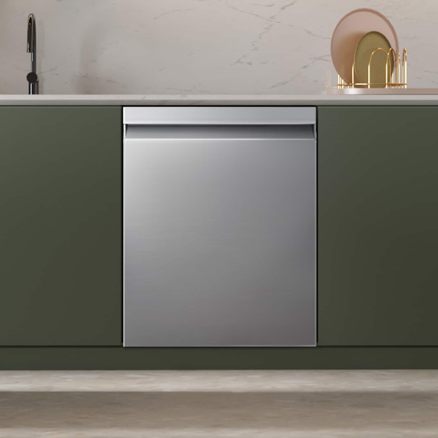 Samsung 24-in Top Control Built-in Dishwasher ( Fingerprint Resistant Stainless Steel ) , AutoRelease Door , 48-Decibel