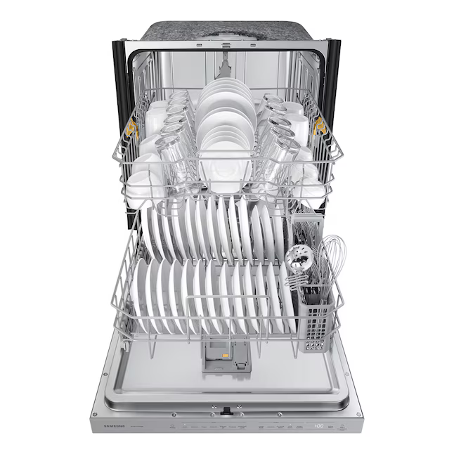 Samsung 24-in Top Control Built-in Dishwasher ( Fingerprint Resistant Stainless Steel ) , AutoRelease Door , 48-Decibel