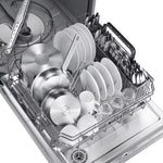 Samsung 24-in Top Control Built-in Dishwasher ( Fingerprint Resistant Stainless Steel ) , Hybrid Tub , 53-Decibel, DW80CG4021SR, MSRP: $649.00, FINAL PRICE: $379.99