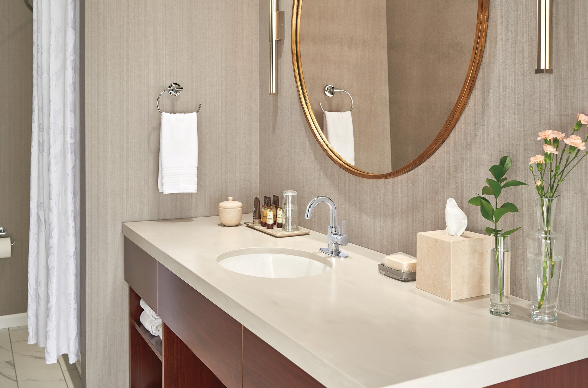 Precept Single Handle Centerset Bathroom Faucet in Chrome, P191102LF