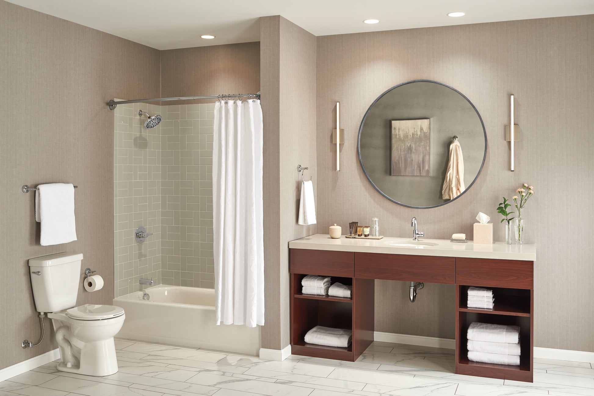 Precept Single Handle Centerset Bathroom Faucet in Chrome, P191102LF