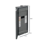 Square D Homeline 200 -Amp 8 -Spaces 16 -Circuit Outdoor Main Breaker Plug-On Neutral Load Center