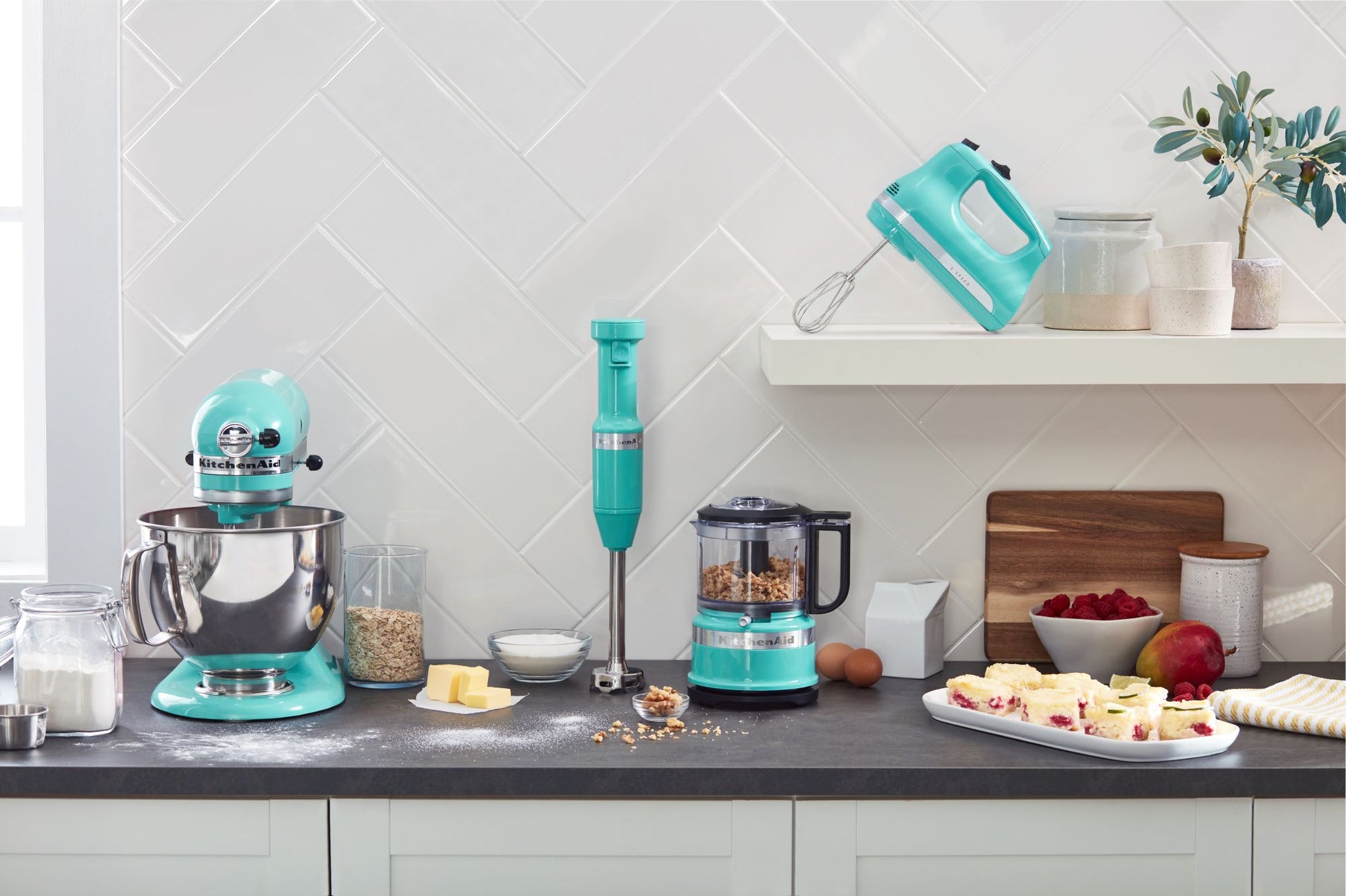 KitchenAid Artisan Aqua Sky 5-Quart Tilt-head Stand Mixer, KSM150PSAQ, FINAL PRICE: $269.99 + TAX [FBM-303]