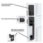 Honeywell Matte Black Interior or Exterior Keyed Entry Door Handle, 8120005, RETAIL: $69.98, FINAL PRICE: $47.99 + TAX