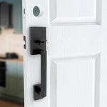 Honeywell Matte Black Interior or Exterior Keyed Entry Door Handle, 8120005, RETAIL: $69.98, FINAL PRICE: $47.99 + TAX