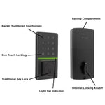 Honeywell Matte Black Touchscreen Keypad Electronic Deadbolt Lock, FINAL PRICE: $49.99 + TAX