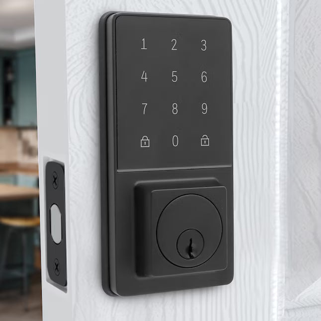 Honeywell Matte Black Touchscreen Keypad Electronic Deadbolt Lock, FINAL PRICE: $49.99 + TAX