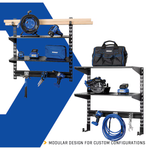 Kobalt 20pc Modular Wall Organizer 36-in Multiple Colors/Finishes Steel Multipurpose Starter Kit, 54006 5105949 *JR2407, MSRP: $199.00, Final Price: $99.99 +Tax