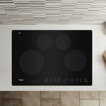 Whirlpool 30-in 4 burners Stainless steel Induction Cooktop