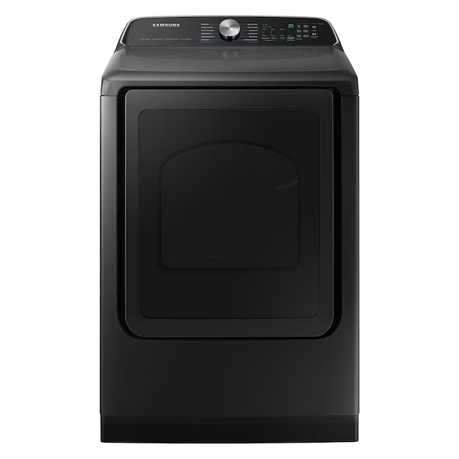 Samsung - 7.4 cu. ft. Smart Electric Vented Dryer with Steam Sanitize+ in Brushed Black, DVE55CG7100V/A3, Retail: $1,099.00, Final Price: $599.99 + Tax