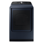 Samsung Pet Care Dry and Steam Sanitize+ 7.4-cu ft Vented Electric Dryer with Steam Cycle ( Brushed Navy )