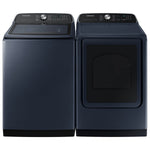 Samsung Pet Care Dry and Steam Sanitize+ 7.4-cu ft Vented Electric Dryer with Steam Cycle ( Brushed Navy )