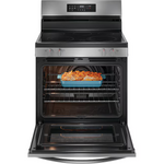Frigidaire 30-in 5 burners 5.1-cu ft Air Fry Convection Oven Freestanding Natural Gas Range ( Stainless Steel )