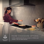 LG STUDIO 30-in 5 burners Smooth Surface (Radiant) Stainless Steel Electric Cooktop, LSCE305ST/03 *JR2508, Retail: $1,599.00, FINAL PRICE: $799.99 + TAX
