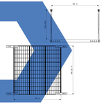 Kobalt Adjustable Height Overhead Garage Storage 500-lb in Black Steel (48-in W x 48-in D), 54014 5130322 *JR2407, MSRP: $169.00, Final Price: $79.99 +Tax