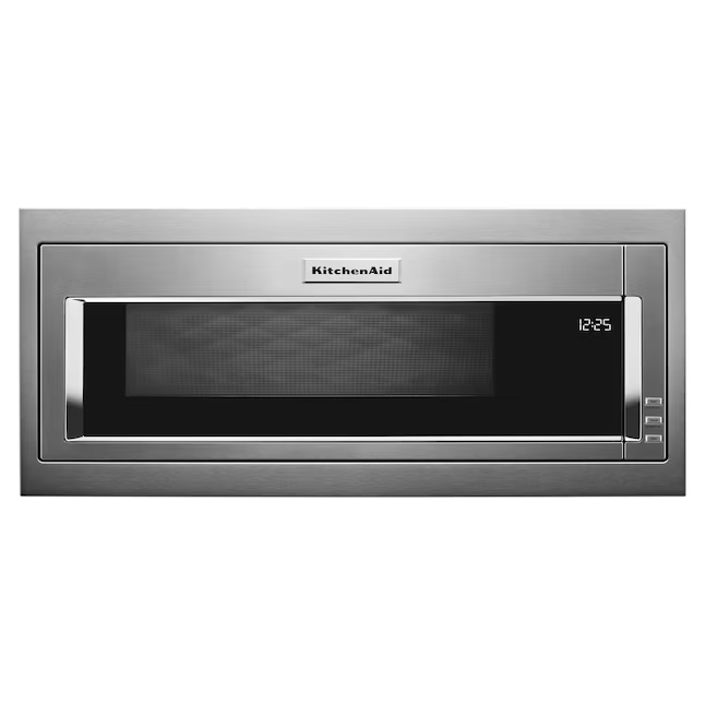 KitchenAid 1.1-cu ft 1000-Watt 29.75-in Built-In Microwave with Sensor Cooking Controls (Stainless Steel)