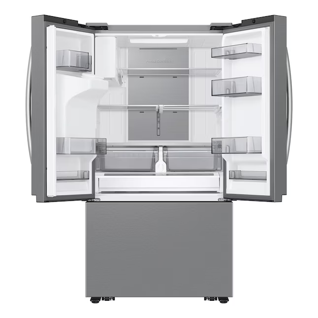 Samsung Counter-Depth Mega Capacity Family Hub 25-cu ft 3 -Door 36-in Wide with Triple Ice Maker ( Fingerprint Resistant Stainless Steel ) ENERGY STAR Certified