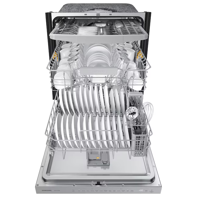 Samsung 24-in Top Control Built-in Dishwasher With Third Rack (Fingerprint Resistant Stainless Steel) 46-dBA, DW80CG5450SR *BG, MSRP: $1,299.00, FINAL PRICE: $429.99 + TAX