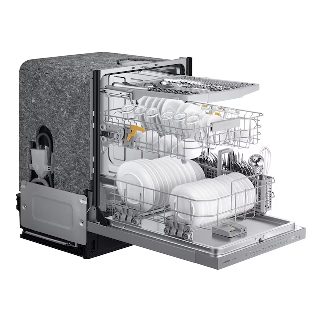 Samsung 24-in Top Control Built-in Dishwasher With Third Rack (Fingerprint Resistant Stainless Steel) 46-dBA, DW80CG5450SR *BG, MSRP: $1,299.00, FINAL PRICE: $429.99 + TAX
