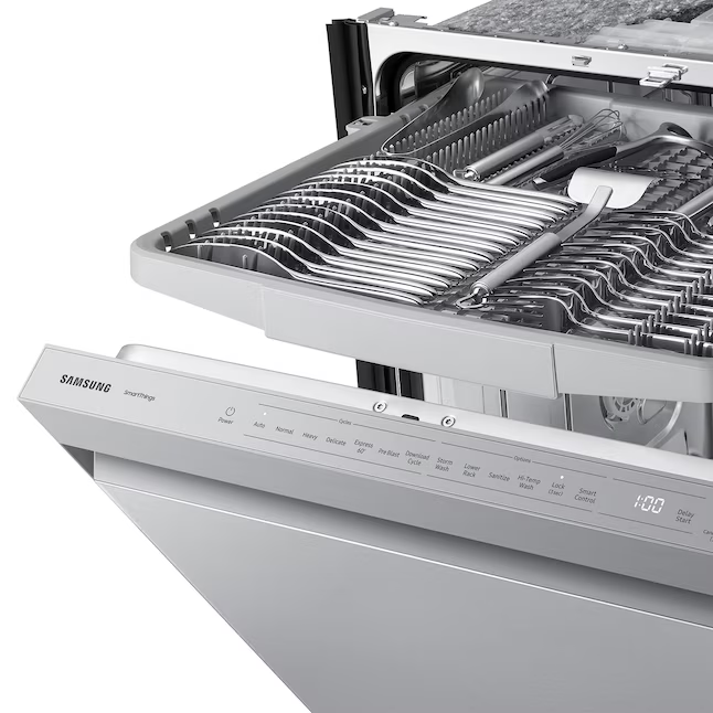 Samsung 24-in Top Control Built-in Dishwasher With Third Rack (Fingerprint Resistant Stainless Steel) 46-dBA, DW80CG5450SR *BG, MSRP: $1,299.00, FINAL PRICE: $429.99 + TAX