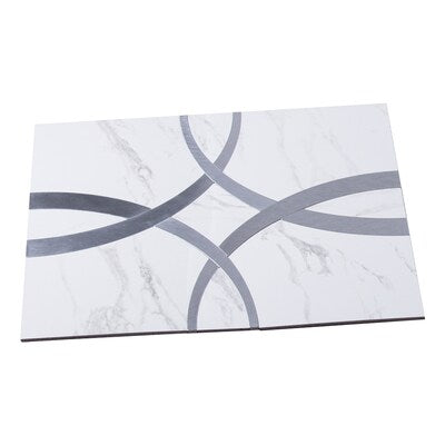 **PER PC** Silver Bangle 12x12 Peel & Stick Mosaic SF210040 Retail: $11.99/pc, 14.52sf/bx, 15pcs/bx, 15lbs/bx