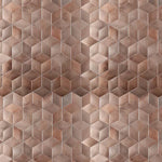 **PER PC** Geo Blush 12x12 Peel & Stick Mosaic, SF210041,  14.52sf, 15pcs, 19lbs, FINAL PRICE: $3.99/sf, $59.85/bx + Tax