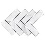 **PER PC** Classique 9x12 Peel & Stick Mosaic, SF210034,  10.89sf, 15pcs, 14lbs, FINAL PRICE: $2.99/pc, $44.85/bx + Tax