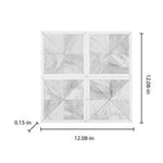 **PER PC** Sutton Place 12x12 Peel & Stick Mosaic SF210035 Retail: $11.99/pc, 15.015sf/bx, 15pcs/bx, 22lbs/bx
