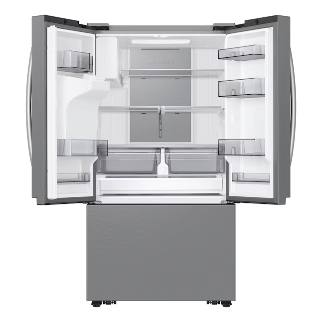 Samsung Standard-Depth Mega Capacity 30.5-cu ft 3-Door French Door Refrigerator with Triple Ice Maker with Water and Ice Dispenser (Fingerprint Resistant Stainless Steel), RF32CG5400SR *BG, MSRP: $2,599.00, FINAL PRICE: $1,249.99 + TAX