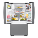 Samsung Standard-Depth Mega Capacity Family Hub 30-cu ft, 36-in Wide Smart Compatible French Door Refrigerator with Triple Ice Maker (Water & Ice Dispenser Included)