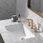 Delta Tetra Two Handle Widespread Bathroom Faucet in Lumicoat Champagne Bronze, 35589-CZ-PR-DST, MRSP: $599, FINAL PRICE: $299.99 + TAX