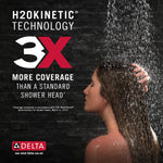 Delta 7-Setting Wall Mount Hand Shower with Cleaning Spray in Matte Black, 55884-BL, MRSP: $385, FINAL PRICE: $ + TAX