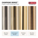 Delta Tetra Two Handle Widespread Bathroom Faucet in Lumicoat Champagne Bronze, 35589-CZ-PR-DST, MRSP: $599, FINAL PRICE: $299.99 + TAX