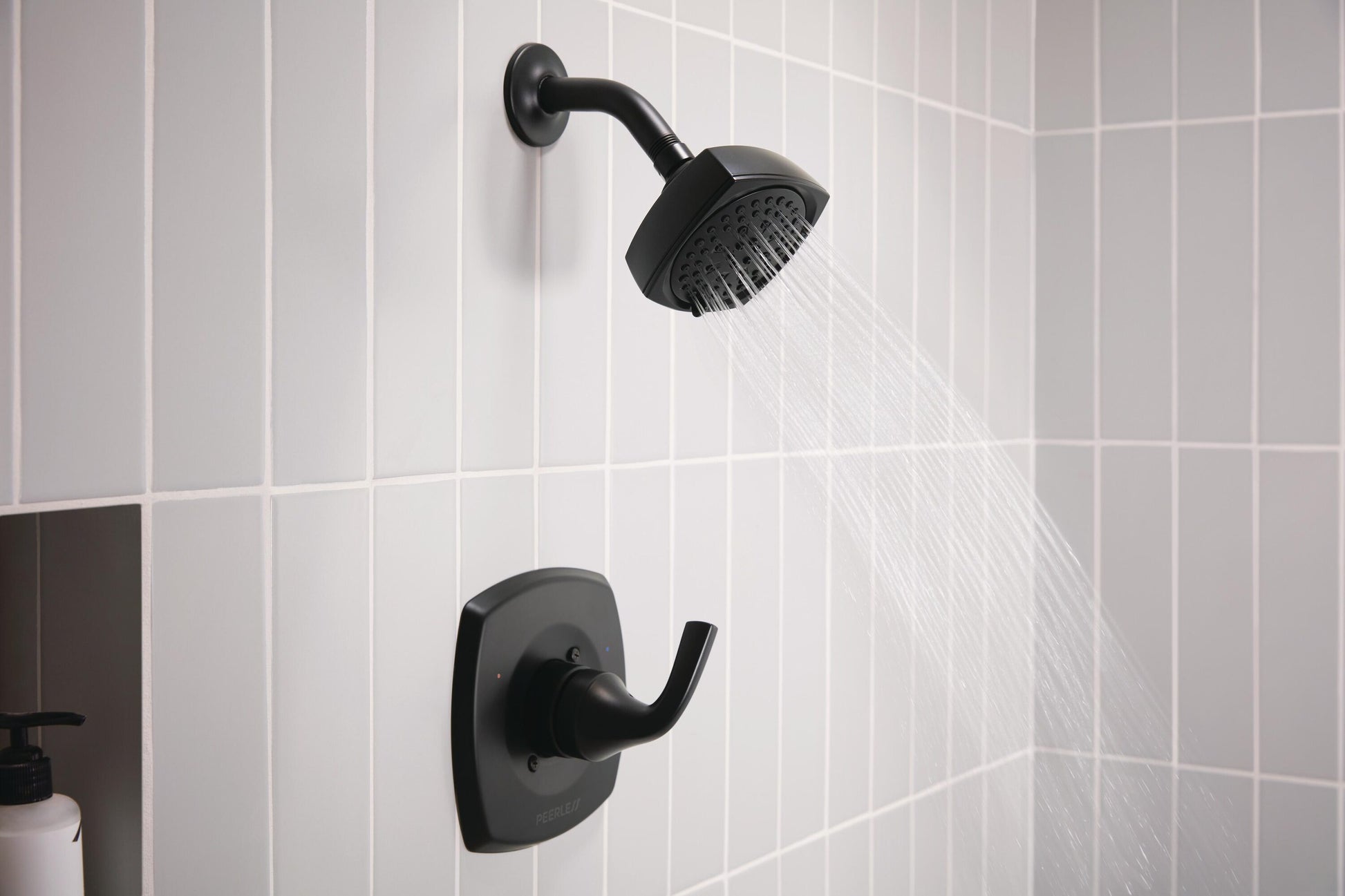 Peerless Parkwood Matte Black Shower Only Trim Kit ( Valve not Included ), PTT14235-BL, MSRP: $100.03, FINAL PRICE: $39.99 + TAX