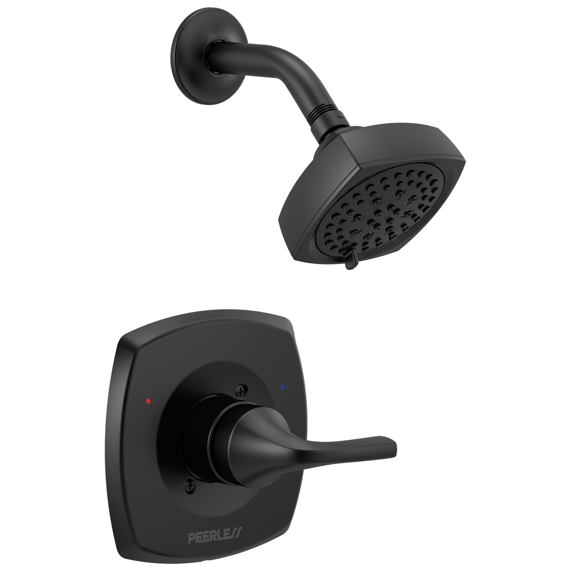Peerless Parkwood Matte Black Shower Only Trim Kit ( Valve not Included ), PTT14235-BL, MSRP: $100.03, FINAL PRICE: $39.99 + TAX