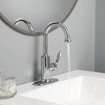 Alpine Reserve Brookes Chrome 4-in centerset 1-handle WaterSense High-arc Residential Handle Bathroom