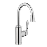 Alpine Reserve Brookes Chrome 4-in centerset 1-handle WaterSense High-arc Residential Handle Bathroom