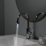 Alpine Reserve Brookes Chrome 4-in centerset 1-handle WaterSense High-arc Residential Handle Bathroom