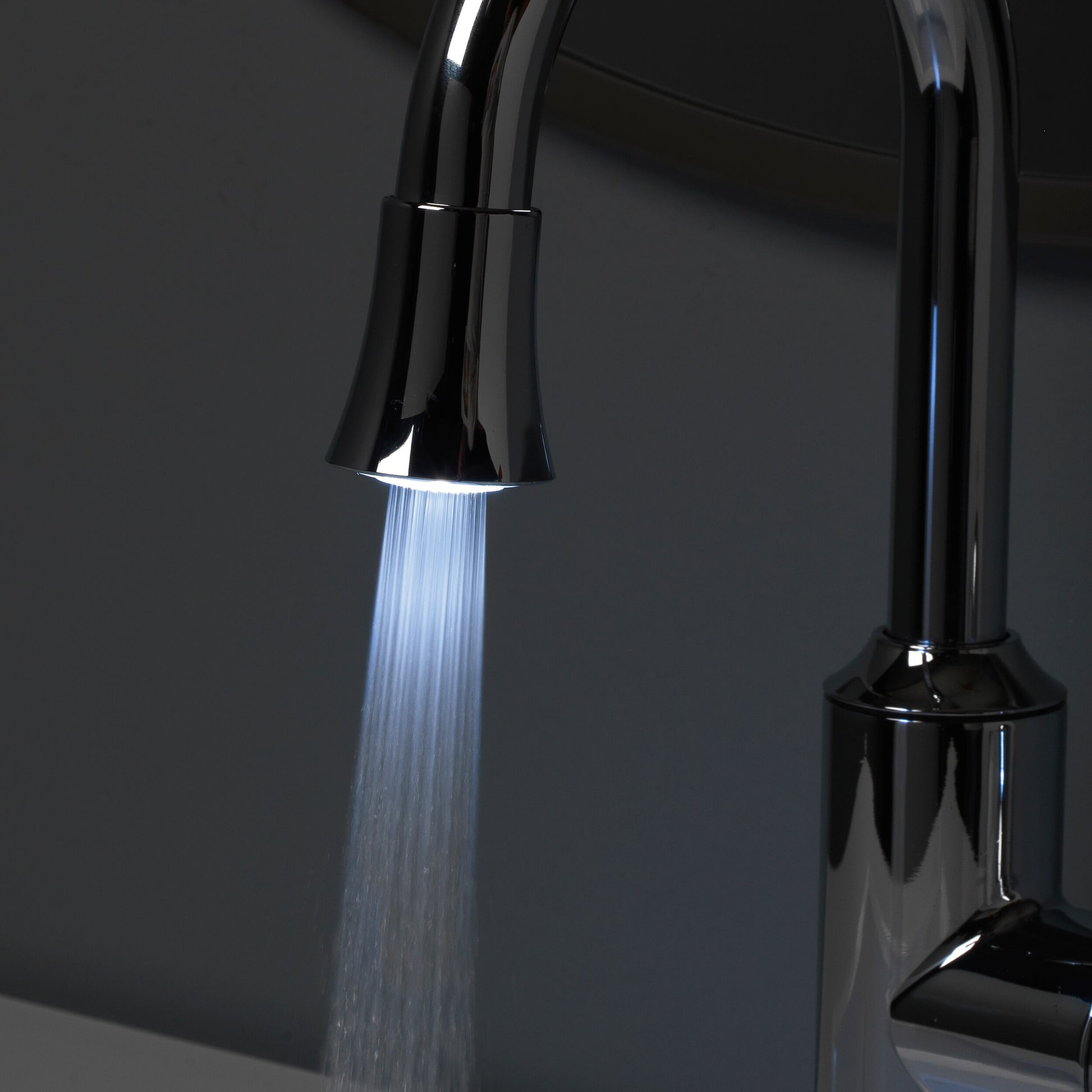 Alpine Reserve Brookes Chrome 4-in centerset 1-handle WaterSense High-arc Residential Handle Bathroom