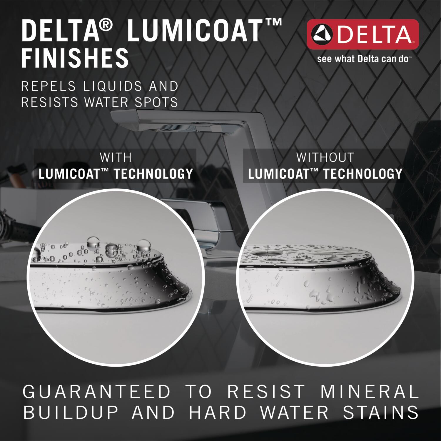 Delta Tetra Two Handle Widespread Bathroom Faucet in Lumicoat Chrome, 355887-PR-DST, MRSP: $556, FINAL PRICE: $ + TAX