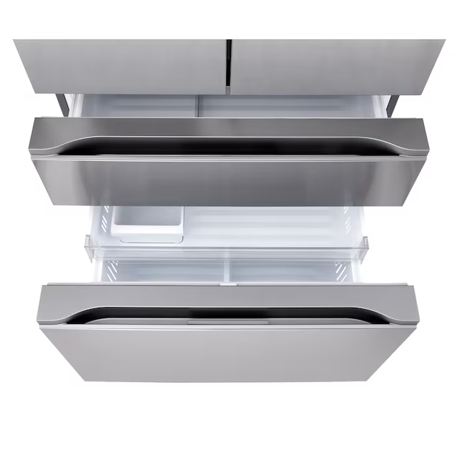 LG Standard-Depth 29.6-cu ft 4-Door 36-in Smart Compatible French Door Refrigerator with Ice Maker with Water Dispenser (PrintProof Stainless Steel), LF30S8210S *JR2510, Retail: $3,299.00, FINAL PRICE: $1,499.99 + TAX