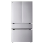 LG Standard-Depth 29.6-cu ft 4-Door 36-in Smart Compatible French Door Refrigerator with Ice Maker with Water Dispenser (PrintProof Stainless Steel), LF30S8210S *JR2510, Retail: $3,299.00, FINAL PRICE: $1,499.99 + TAX