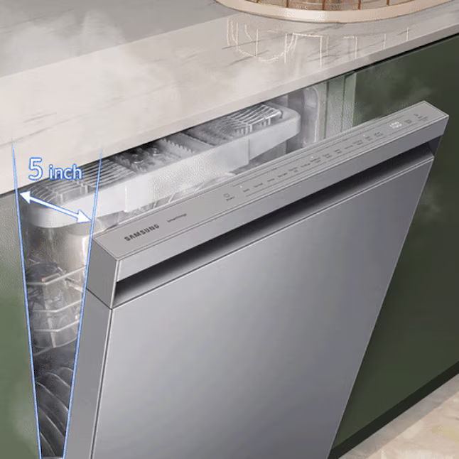 Samsung 24-in Top Control Built-in Dishwasher With Third Rack (Fingerprint Resistant Stainless Steel) 46-dBA, DW80CG5451SR *JR2512, Retail: $899.00, FINAL PRICE: $469.99 + TAX
