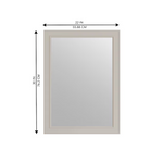 Alpine Reserve Wrightsville 22-in x 30-in Framed Bathroom Vanity Flaxen Mirror, 1116MR-22-320, FINAL PRICE: $39.99 + Tax
